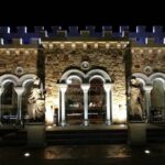 Castillo de piedra de Gumiel de Izán vista nocturna 1 Construcciones Tasio Empresa de Construcción en Aranda de Duero